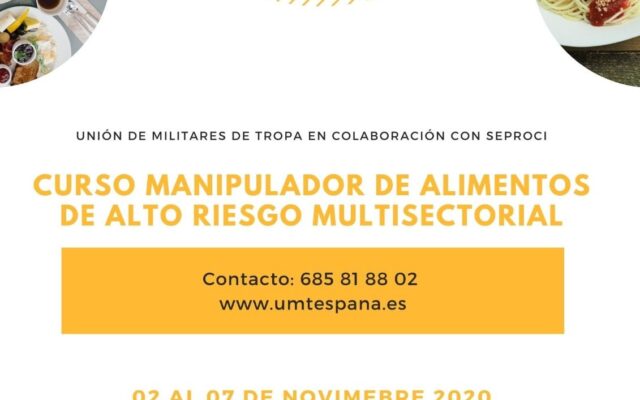 Curso Manipulador de Alimentos Multisectorial